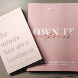 She Minds Her Own Business & OWN IT Workbook by Krystel Stacey | New Set